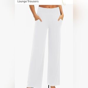 Women's White Lounge Trousers